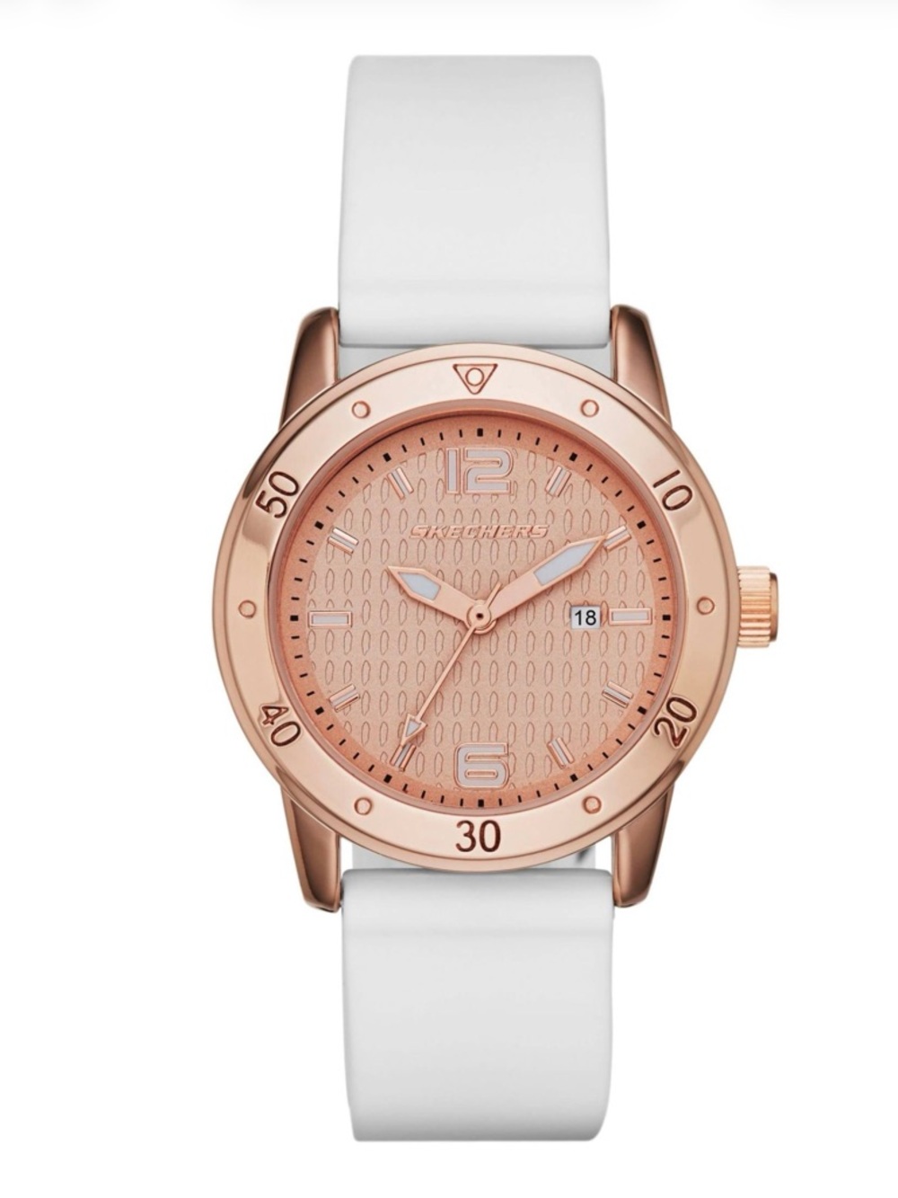 ****Skechers ****Rose Gold Redondo Date Analog Womens Watch
